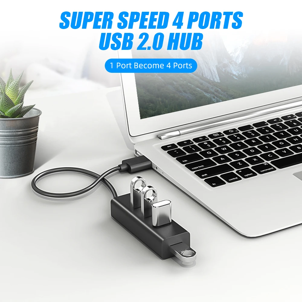 4 портовый usb хаб с клавиатурой u