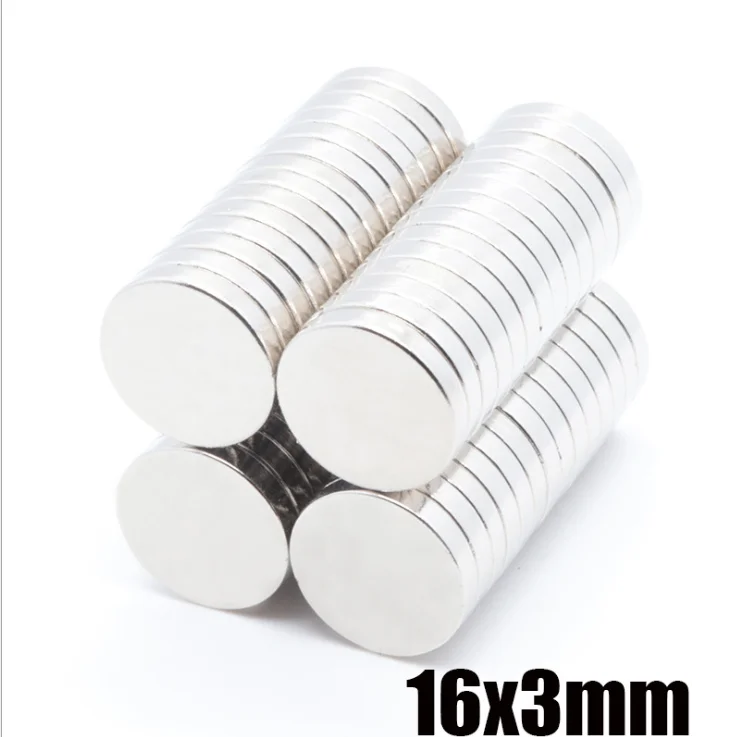 

10pc Dia16X3mm hot round magnet Strong Rare Earth Neodymium Magnet25X2mm wholesale 25X2mm