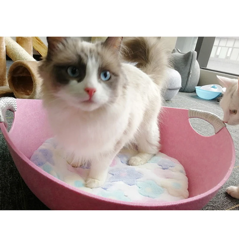 Симпатичные спальные мешки для кошек лежанки домашних питомцев тапки собак и