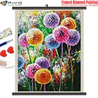 Алмазная живопись, искусственная картина, полная круглая Алмазная вышивка с рамкой 5D, наборы для вышивки крестиком своими руками, домашний декор