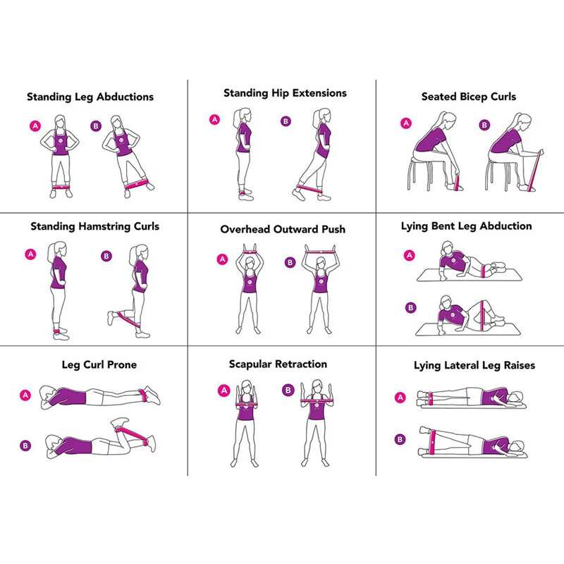 Эспандер резиновый для йоги фитнеса Пилатеса спортзала|Эспандеры| |