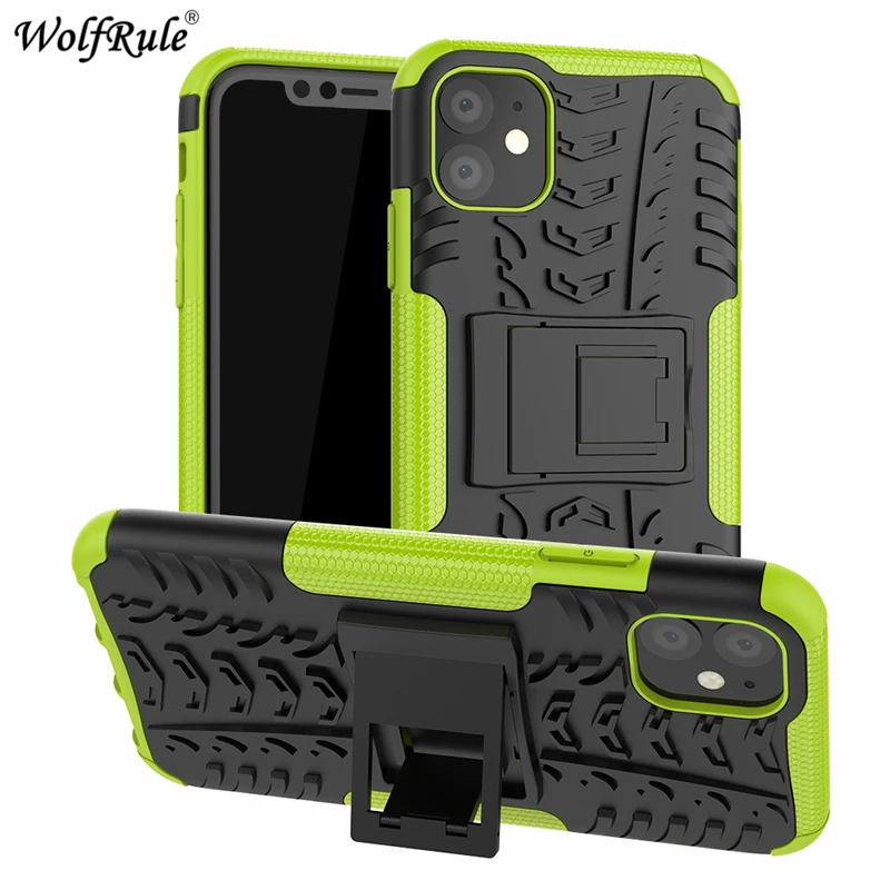 

Phone Cases For iphone 11 Case Dual Layer Armor Shell TPU+PC Shockproof Cover For iphone 11 Cover Case For Funda iphone 11 Coque