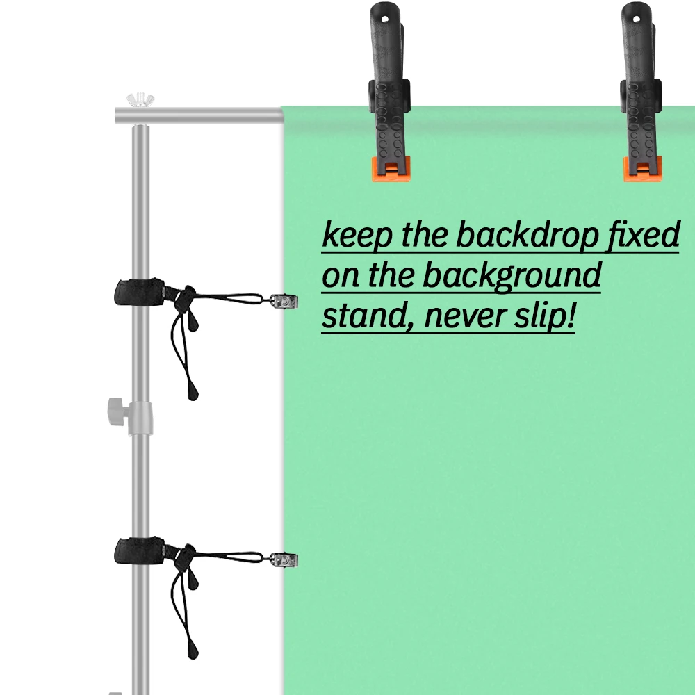 7 шт. фото фон клип пружинные зажимы и фоновые клипы набор тяжелый рабочий зажим