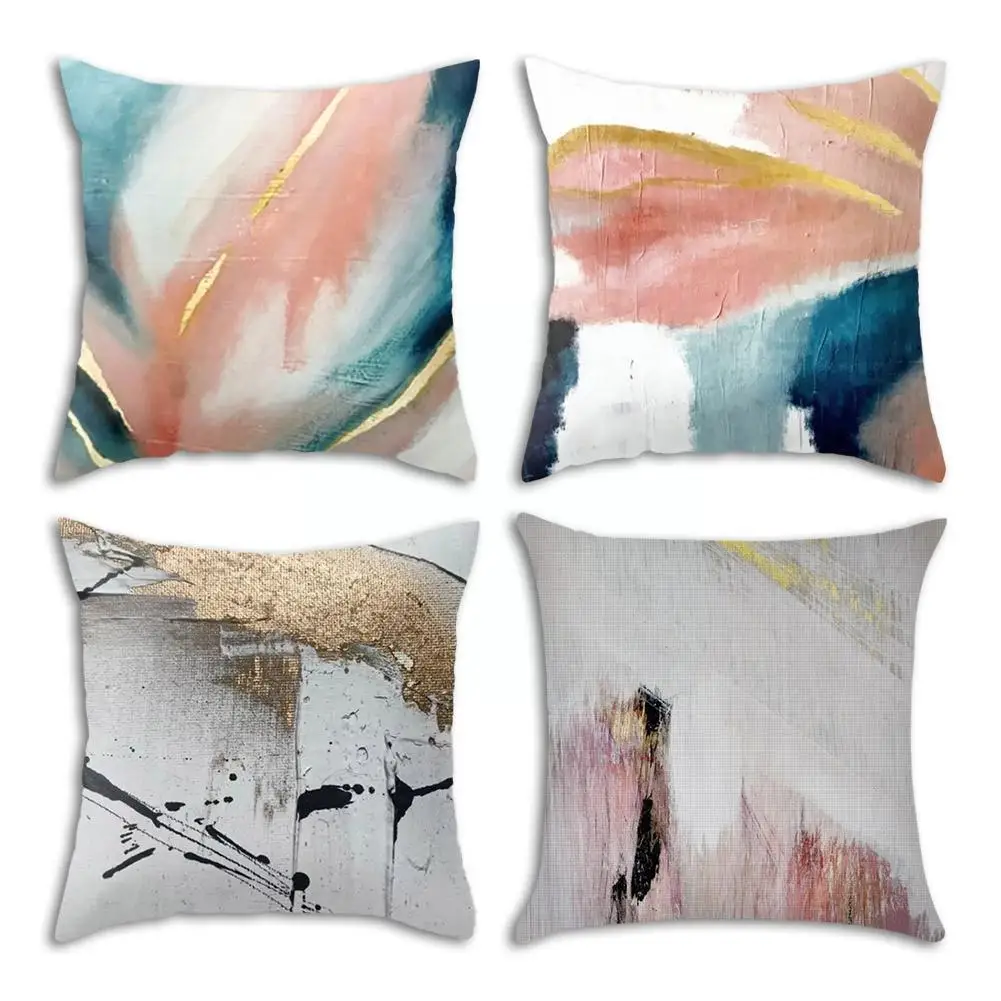 

Modern Pillow Case Cushion Cove Geometric Pillowcase Pillow Home Sofa Pillowcase Cover Bedroom Throw Cushion Decorations Co O3X4