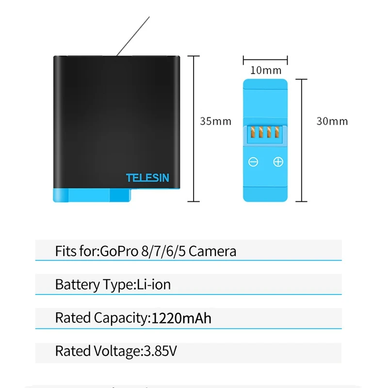 

3 , C GoPro Hero 8, 7, 6, Hero 5