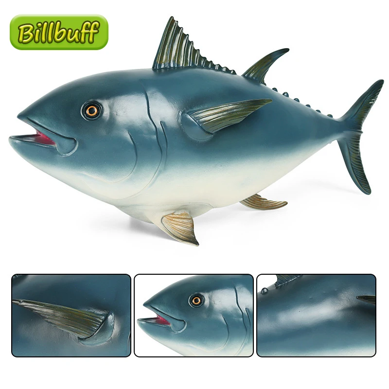 

Крупная имитация океанические животные мягкий клей тунец модели Фигурки Коллекция миниатюрный познания Развивающие игрушки для детей