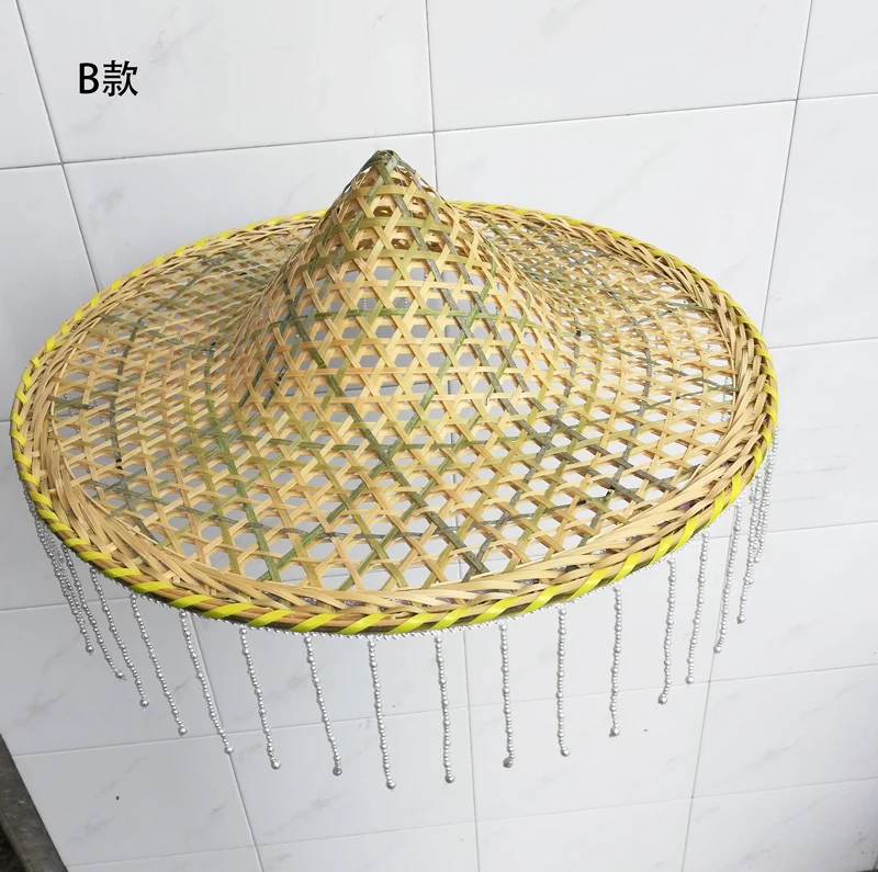 Шляпа для костюма с белыми подвесными бусинами женская шляпа фотосъемки мечом