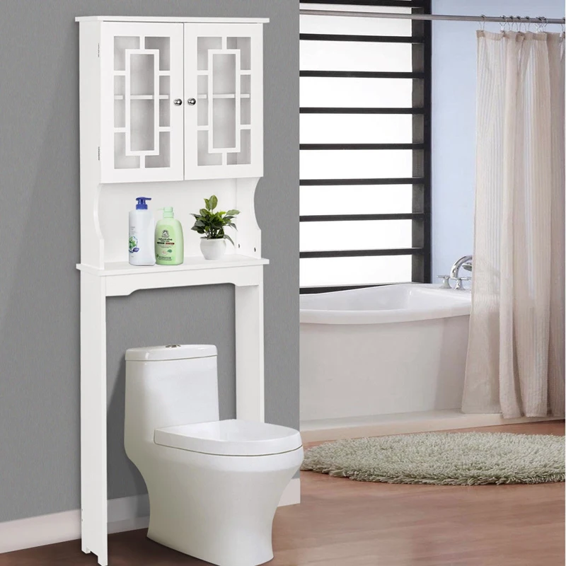 

Bathroom Space Saver Over The Toilet Door Storage Cabinet BA7402