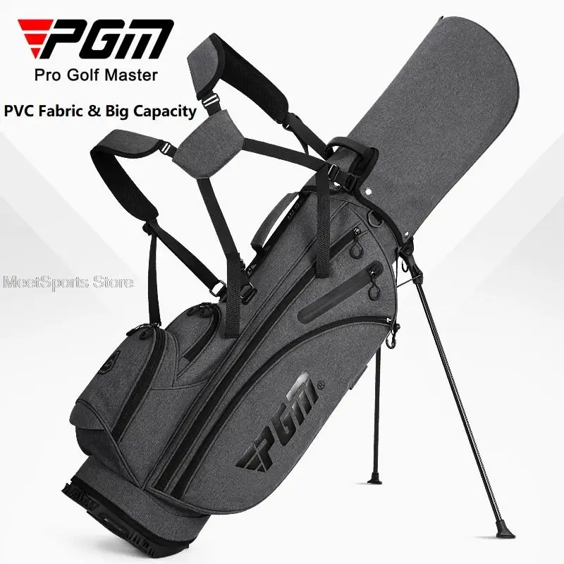 Pgm Golf Bag Men Bracket Bag Lightweight Portable Version Shoulder Strap Golf Package Ultra-Light Backpack Stable Tripod Pack