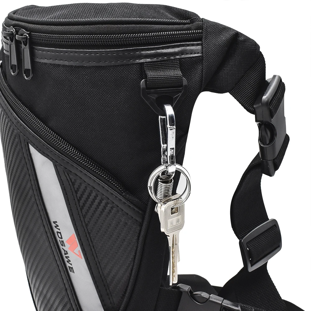 WOSAWE сумка для мотоцикла на ногу поясная мотокросса Ткань Оксфорд езда