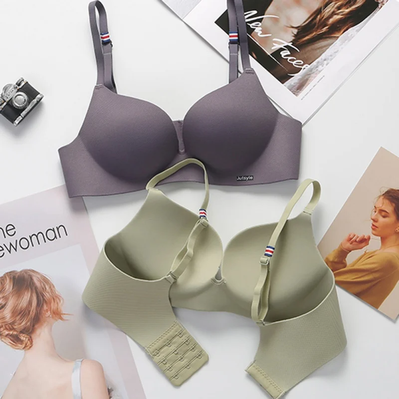 Женский бюстгальтер сексуальное нижнее белье бесшовный Пуш Ап на косточках