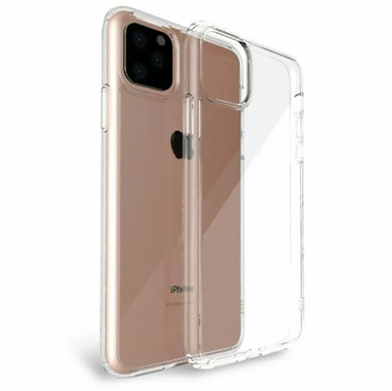 Прозрачный мягкий силиконовый чехол для iPhone 11 12 Pro Max mini противоударный X Xs Xr