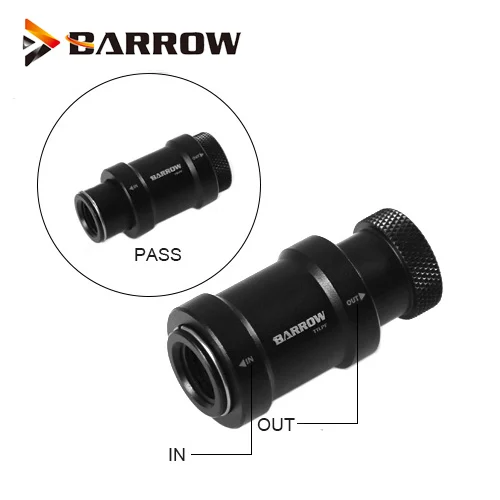 Комплект для охлаждения компьютера Barrow встроенный водяной клапан двойная часть