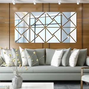 Living Room Decor Ideas Mirror  Living Room Decoration Mirror - Square  Mirror 3d - Aliexpress