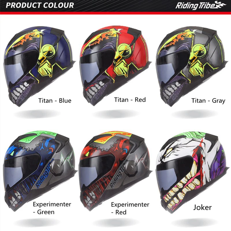 Мотоциклетный шлем всесезонный защитный на все лицо со съемным зимним