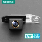 GreenYi 170  HD 1080P Автомобильная камера заднего вида для VOLVO S80 S40 S60 V60 XC90 XC60 Ночное видение Реверсивный 4-контактный разъем для парковки автомобиля AHD