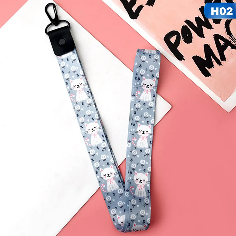 

Fashion Mobile Phone Accessories Lanyard Key Ring Sling Badge Neckband Mobile Phone Anti-lost Lanyard Cell Phone Charm Lanyard