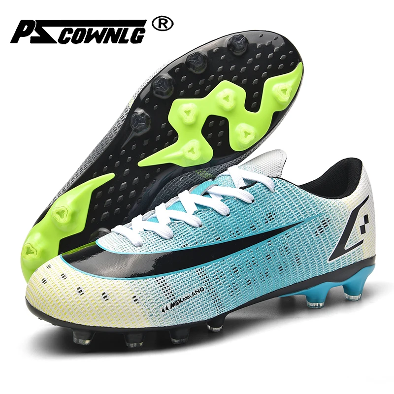 

Men Football Boots Outdoor Training Professional Soccer Cleats Hight Ankle Kids Sport Shoes Drop Shipping Sneakers