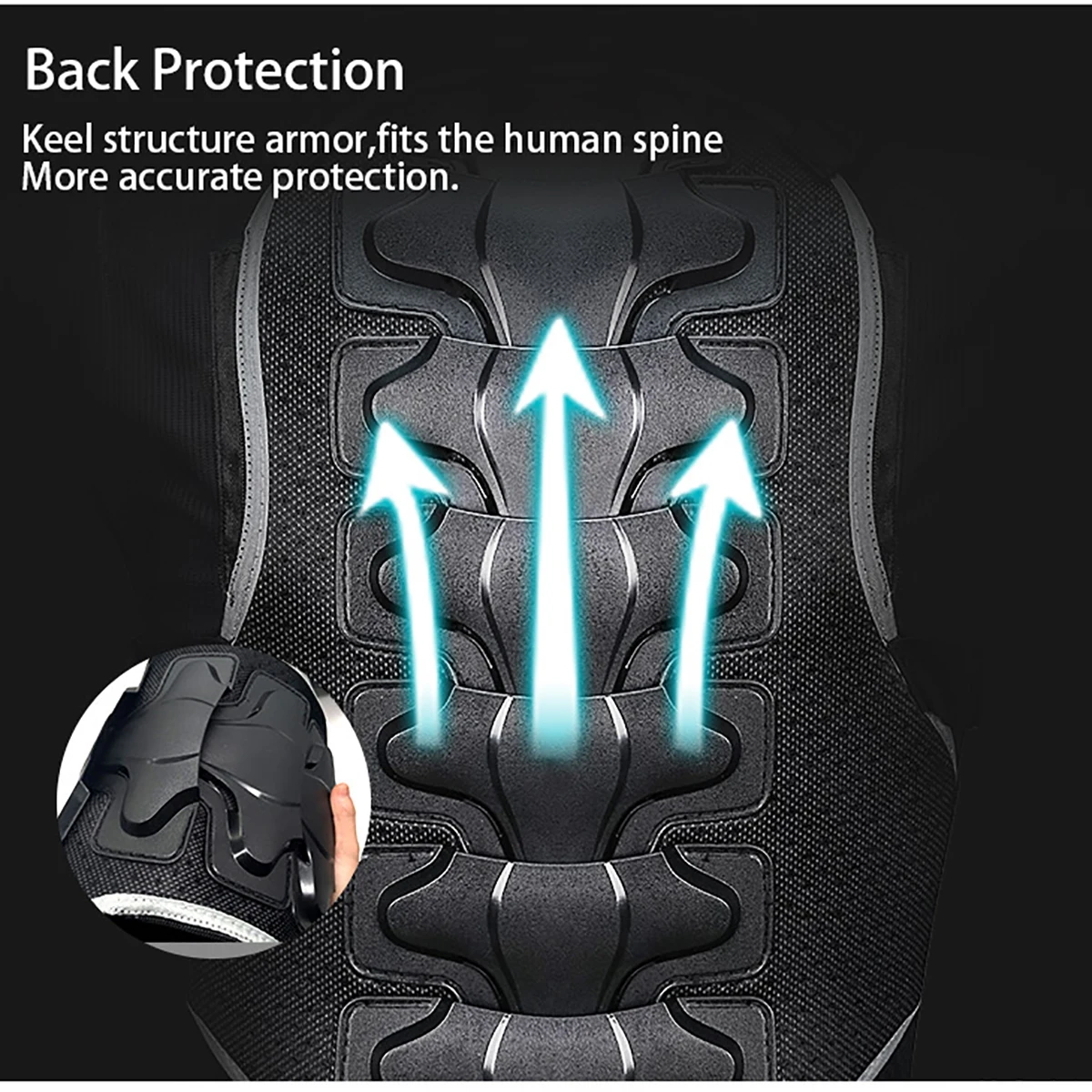 

WOSAWE Motorcycle Body armor vest Moto protection MTB Motocross protection body armor tactical armor set for Adult