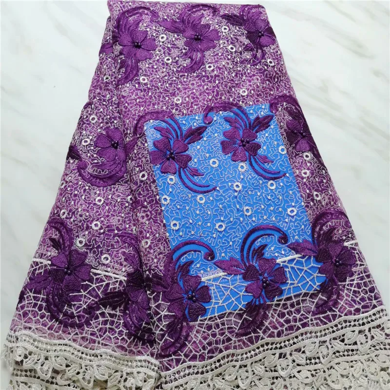 Тюлевое кружево с бусинами новейшие африканские кружевные ткани высокого