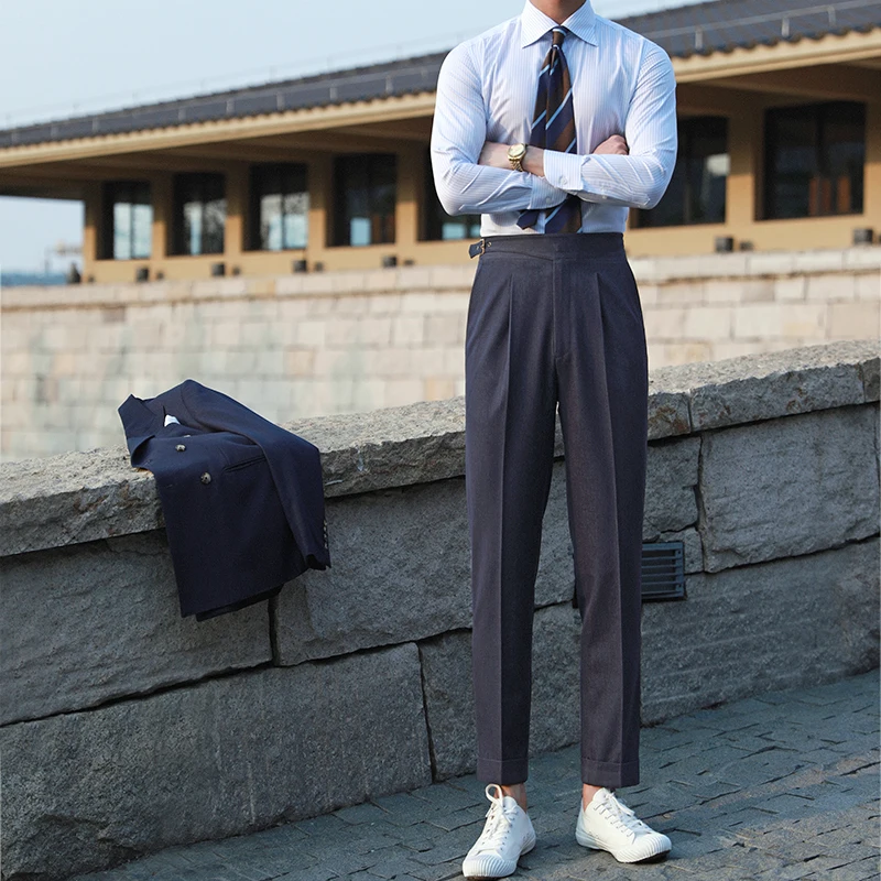 Vestir Hombre Mens Formal Pants 