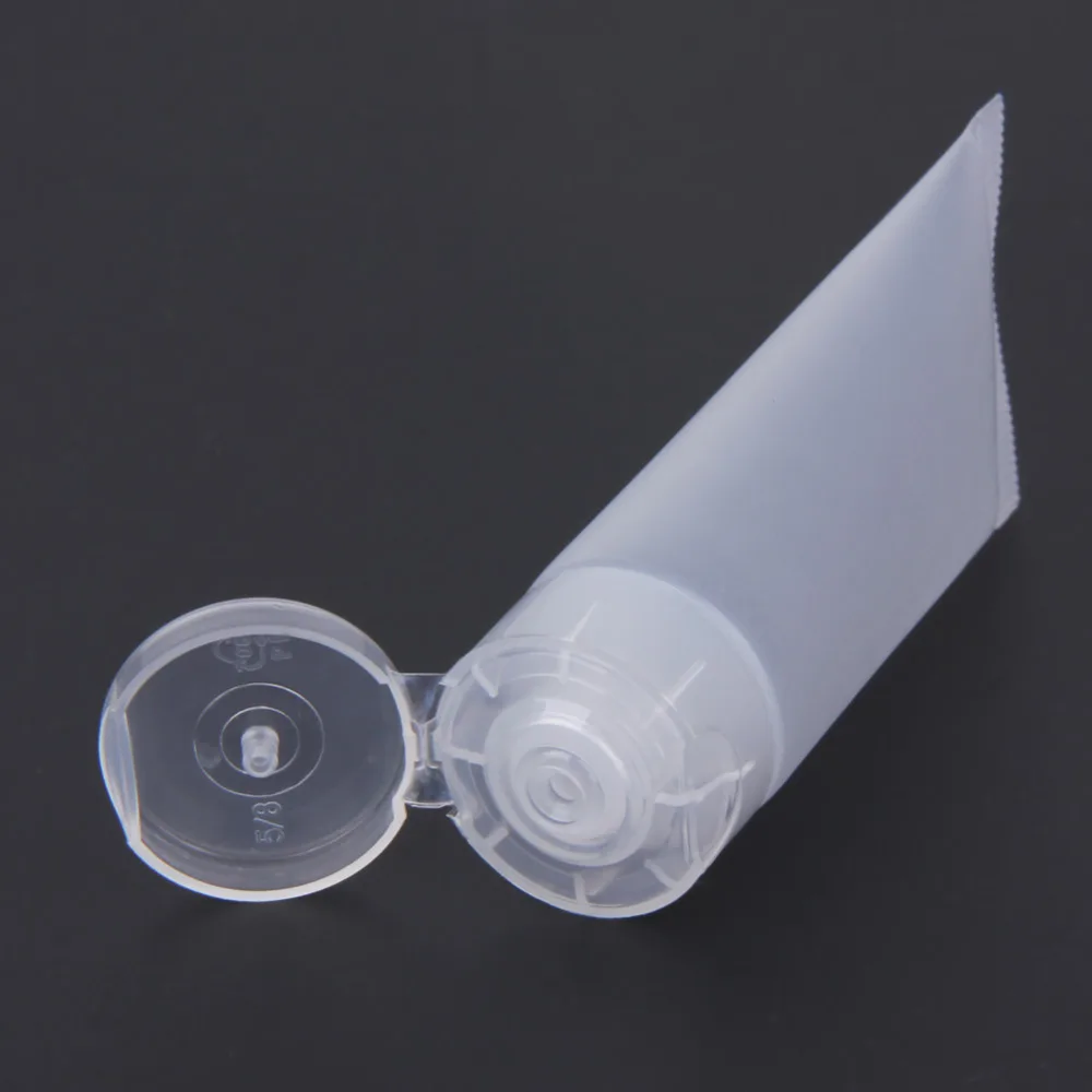 Многоразовая тусклый лак пустая косметическая бутылка Мягкая трубка с крышкой