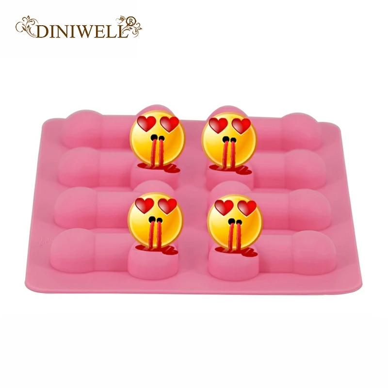 Новинка Подарочный Забавный пенис сексуальный силиконовый ледяной куб