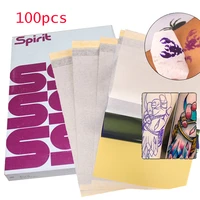 100pcs tattoo transfer paper a4 size tattoo paper thermal stencil print tracing copier supplies reusable 4 layers tattoo supply