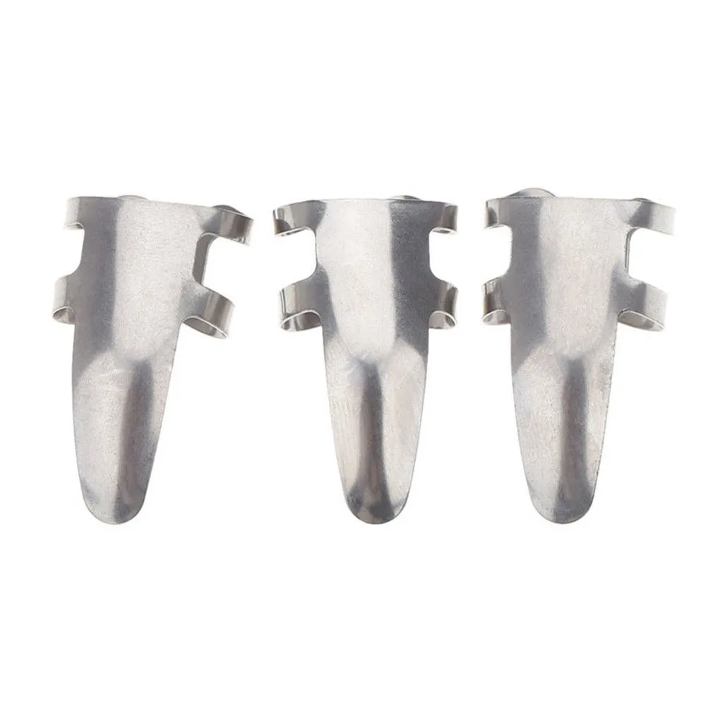 3pcspacks edelstahl finger nagel gitarre picks plektren set metall akustische elektrische bass gitarre zubehör hohe qualität free global sh