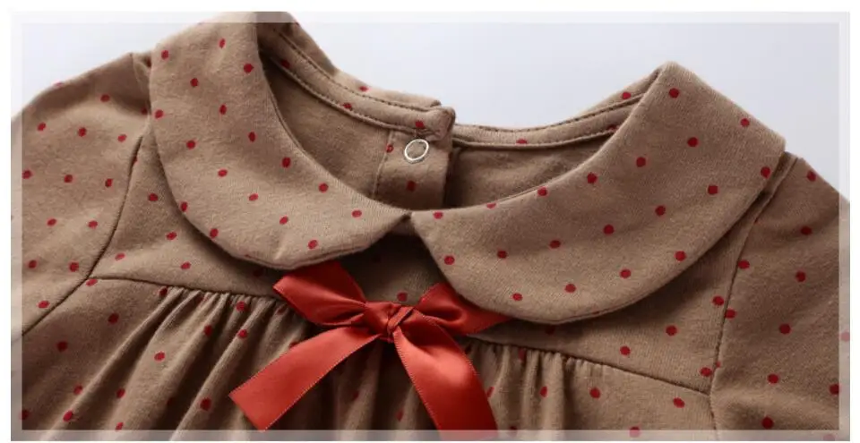 Little maven/модное Брендовое осеннее детское платье для девочек Одежда для маленьких девочек хлопковая детская юбка с лентой в горошек, платья S0510