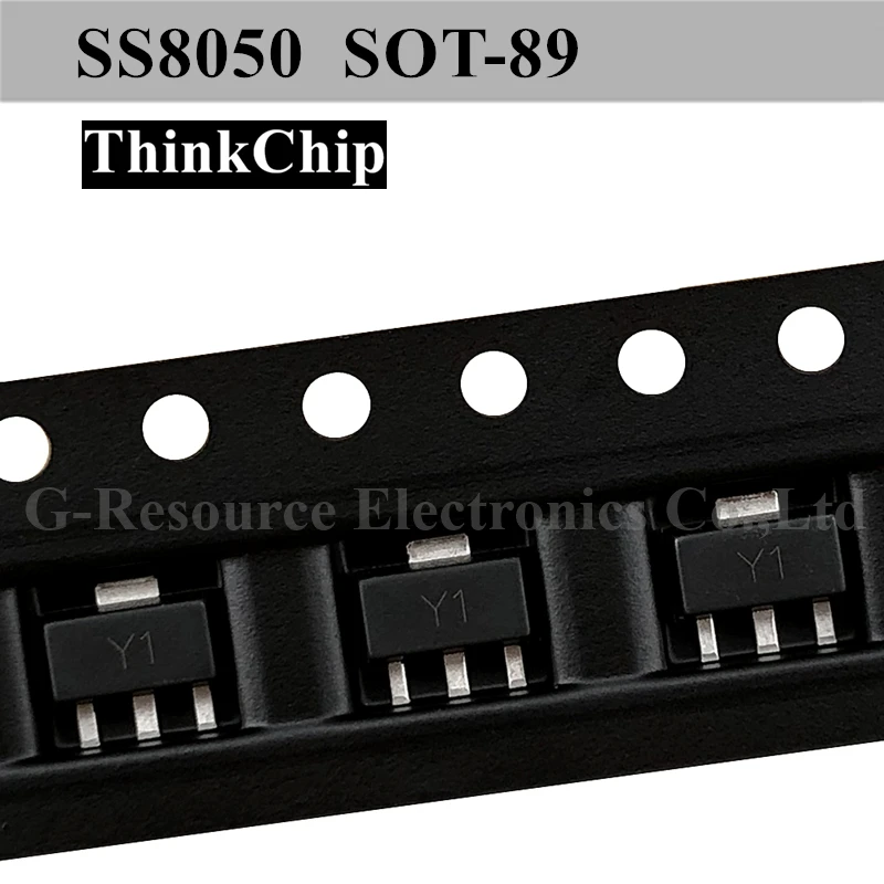 

(100pcs) PXT8050 SS8050 S0T-89 8050 SMD Crystal Triode (Marking Y1)