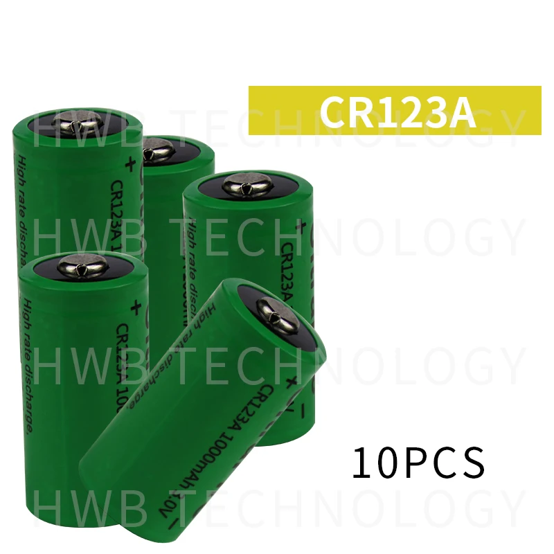 10 шт. 16340 1000 мАч 3 в cr123a перезаряжаемая батарея 0 rcr123a литиевые