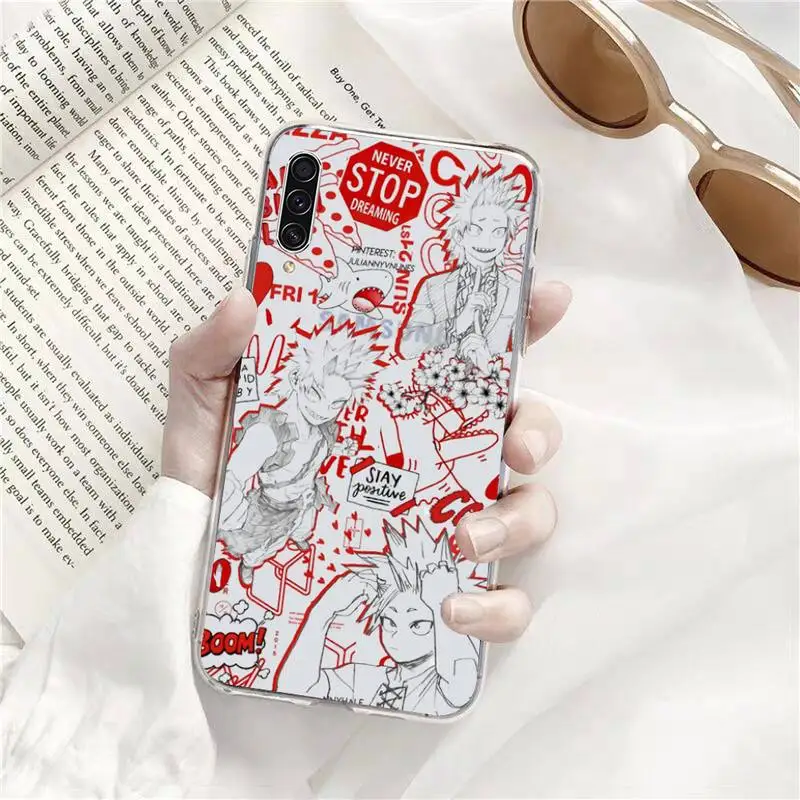 

My Hero Academia Anime Phone Case Transparent For Samsung Galaxy A71 A21s S8 S9 S10 plus note 20 ultra