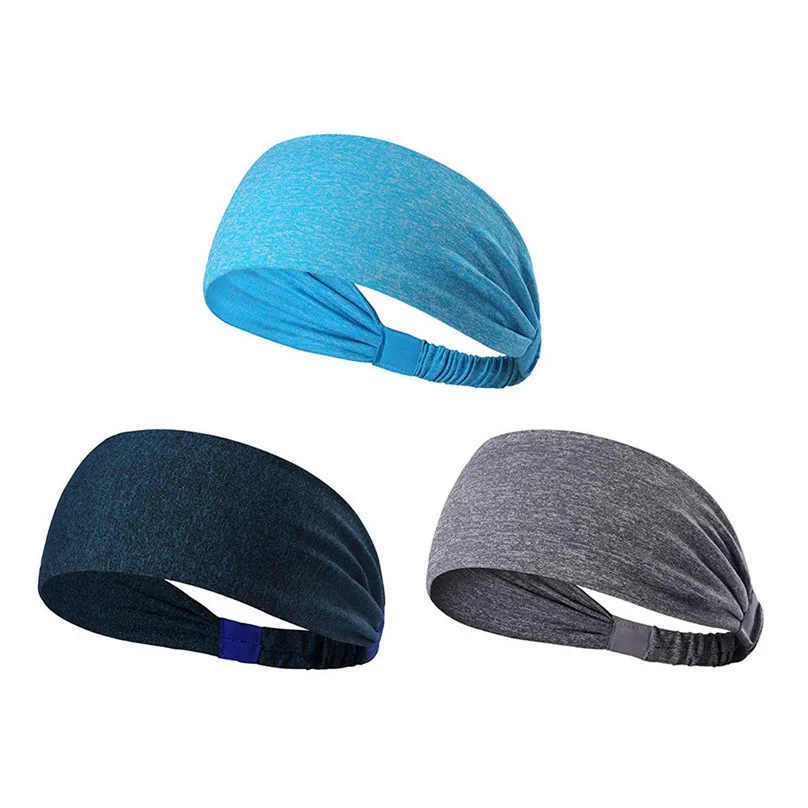 3 шт. Легкая спортивная повязка для головы Нескользящая пот полоса женщин и
