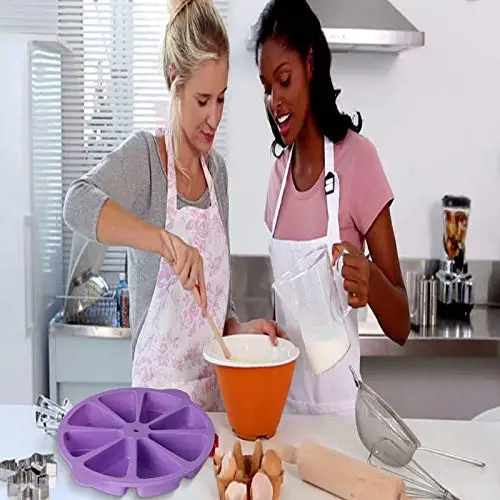 

8-cavity Cake Silicone Mold Practical Baking Tool DIY Cake Tool Baking Accessories High-quality Non-stick Baking Pan