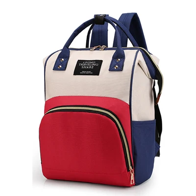 A style Diaper Bag Backpack For Mom Mother Large Capacity Wheelchairs Trolley Hanken Baby Maternity Bag - Color: A style