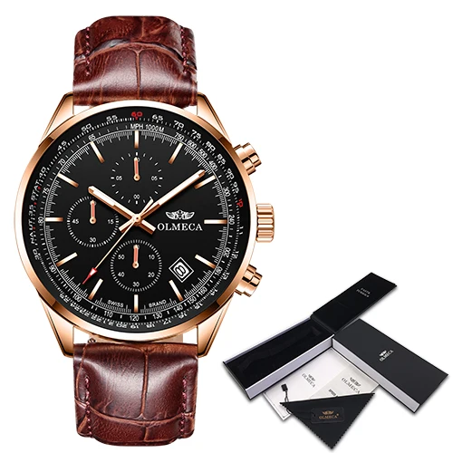 

OLMECA Men's Watch Top Brand Luxury Sports Military Waterproof Watches Wristwatches Health Germanium Stone Watch For Men & Women