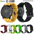26 мм быстросъемный ремешок для часов для Garmin Fenix 6X  6XPro  5X  3 силиконовый ремешок 22 мм для Garmin fenix 6 5  6Pro