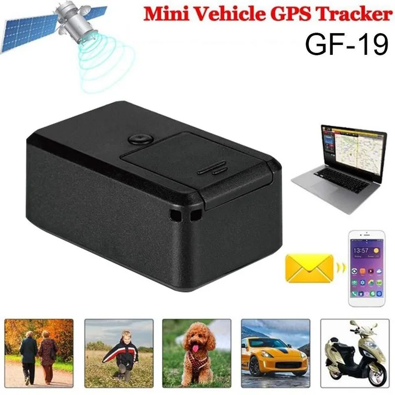 Портативный GPS трекер Mini GF19 GPS/A GPS/WiFi автомобильный локатор магнитный GSM/GPRS в