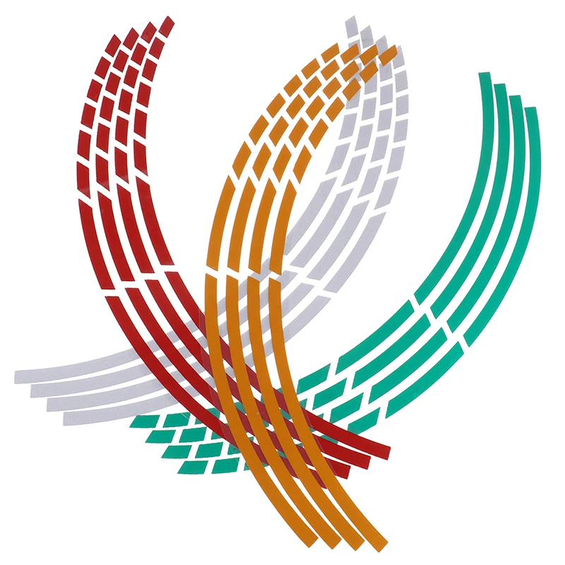 Светоотражающие наклейки на обод и декоративные переводные для автомобиля