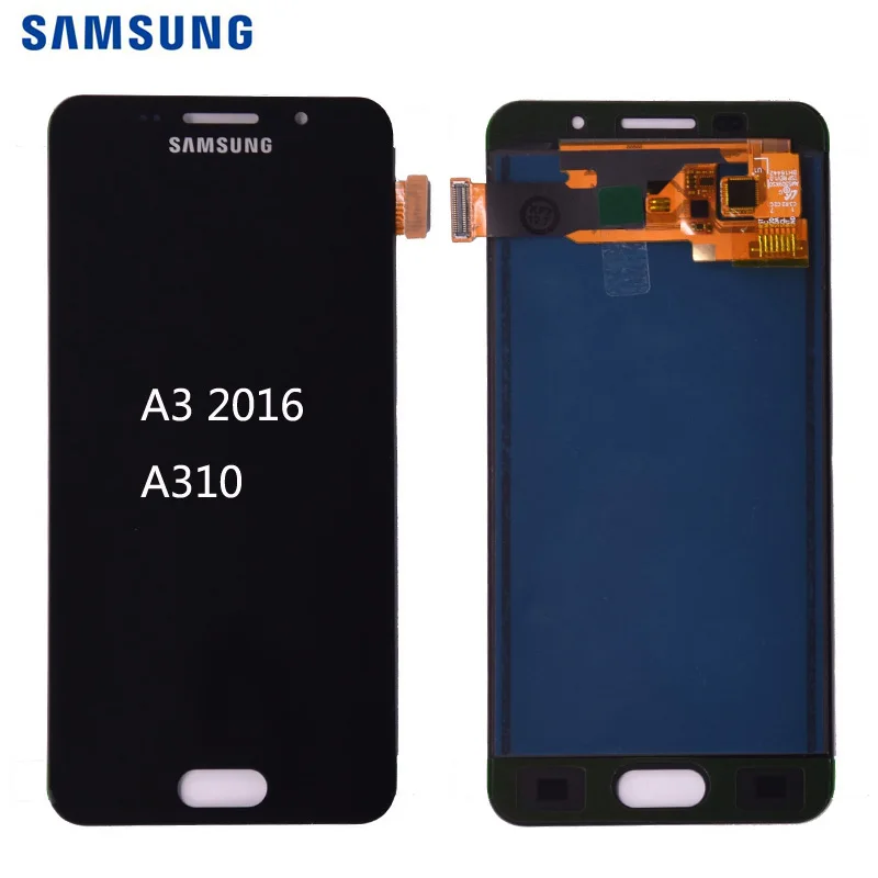Для samsung Galaxy A3 A310 A310F A310H A310M A310Y ЖК-дисплей Дисплей с кодирующий преобразователь сенсорного экрана в сборе