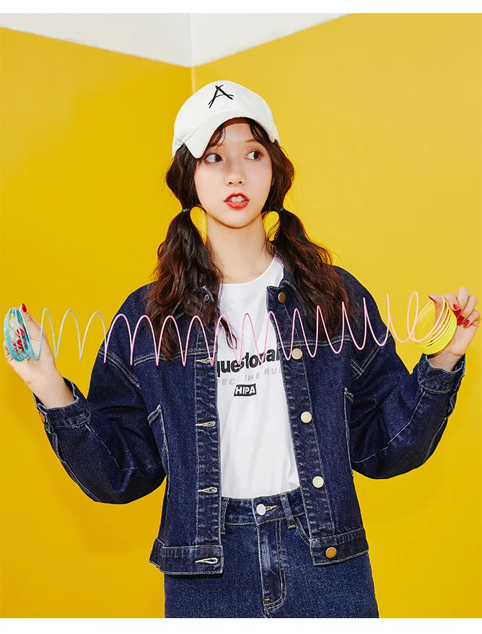 Женская короткая джинсовая куртка LEIJIJEANS, классическая повседневная темно-синяя куртка из денима c пуговицами на спине, новая модная модель больших размеров от S до 6XL