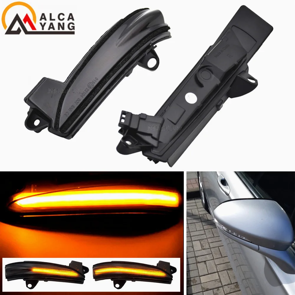 

2шт динамический поворотный сигнал для Ford Fusion Mondeo, США, версия, светодиодный поворотный сигнал, зеркальный световой индикатор 2013 2014 2015 2016 2017-2020