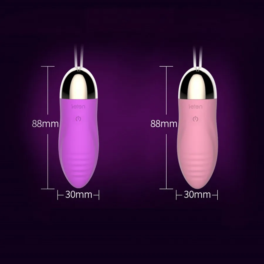 Leten силиконовый вибратор для прыжков в яйце перезаряжаемый мини Стимулятор