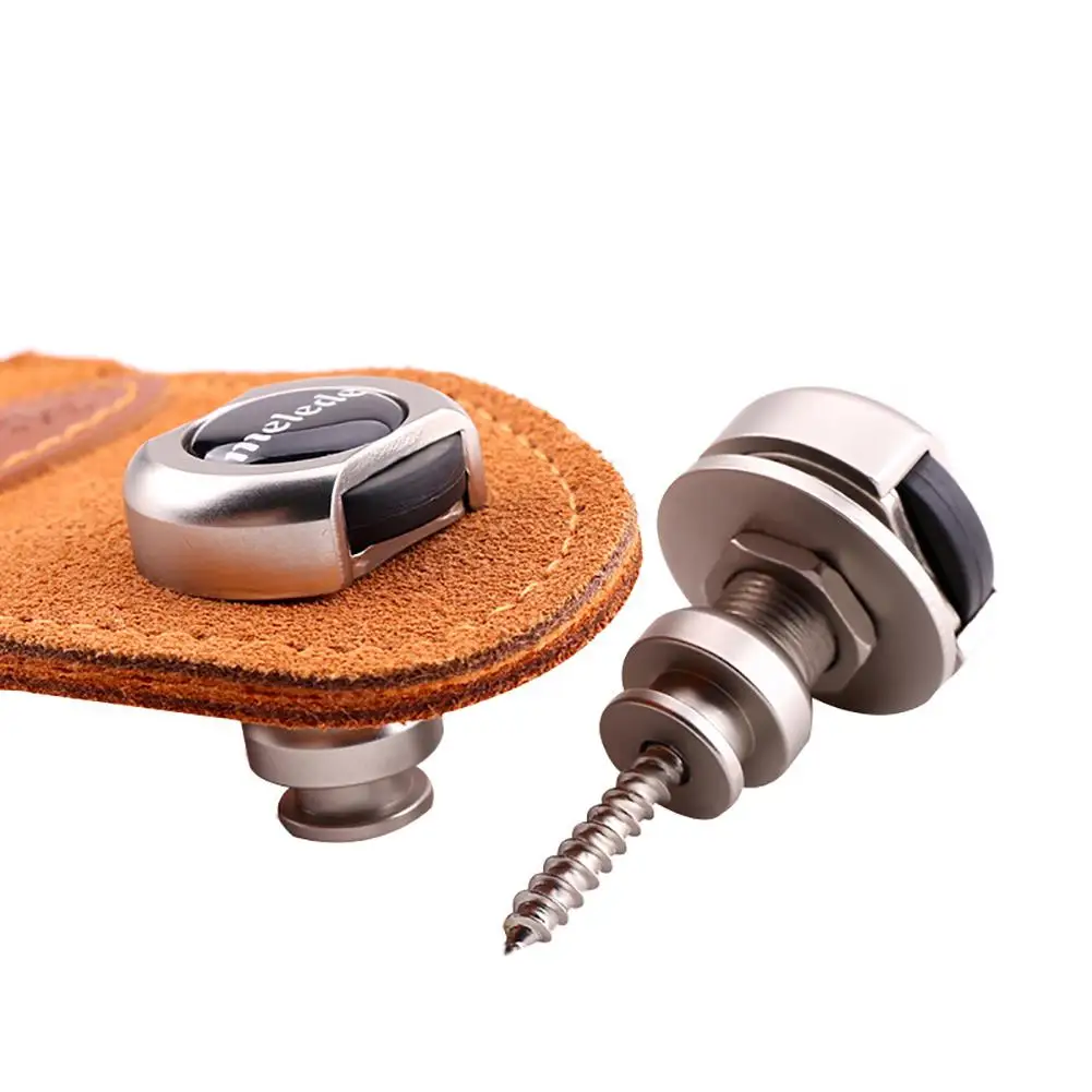 

Guitar Strap Buckle Lock Button Non-Slip Electric Guitar Zinc Alloy Guitar Strap Nail for Guitar Player