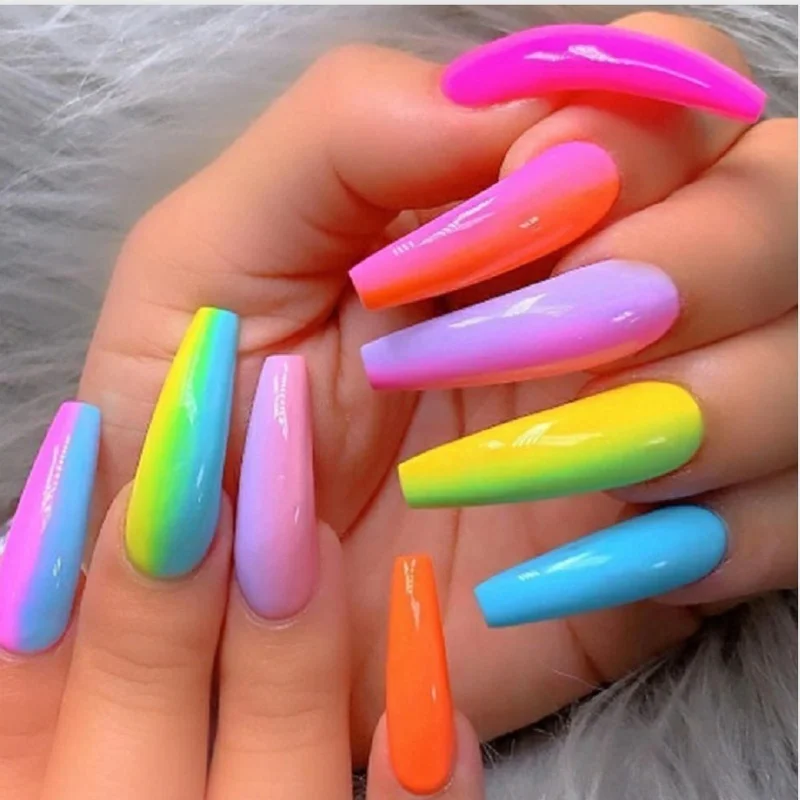 Modelones 4/6 шт лак для маникюра салонный УФ Гель замачиваемый Полупостоянный