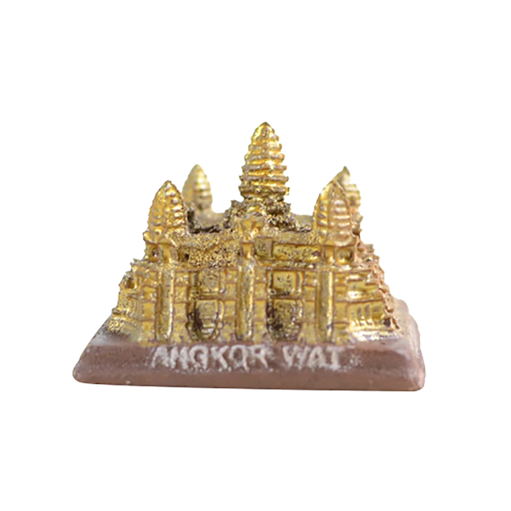 Lychee Angkor Wat Shaped Sand настольные аксессуары миниатюрная Статуэтка Kawaii Sand настольные садовые украшения