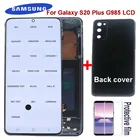 Оригинальный AMOLED-дисплей для Samsung Galaxy S20 Plus LCD G985 G985F G985FDS, ЖК-дисплей, сенсорный экран, дигитайзер с черной точкой