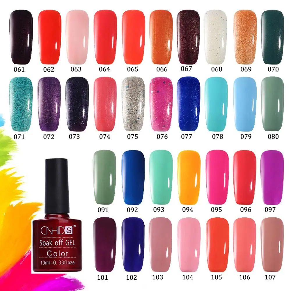 CNHIDS Гель-лак для ногтей замачиваемый УФ-светодиодный DIY Маникюр Искусство Lakiery
