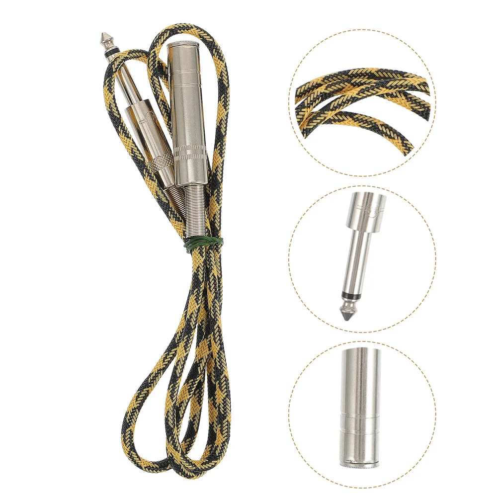 

1Pc Portable Extension Cord Interface Cable Machine Supply (Yellow)